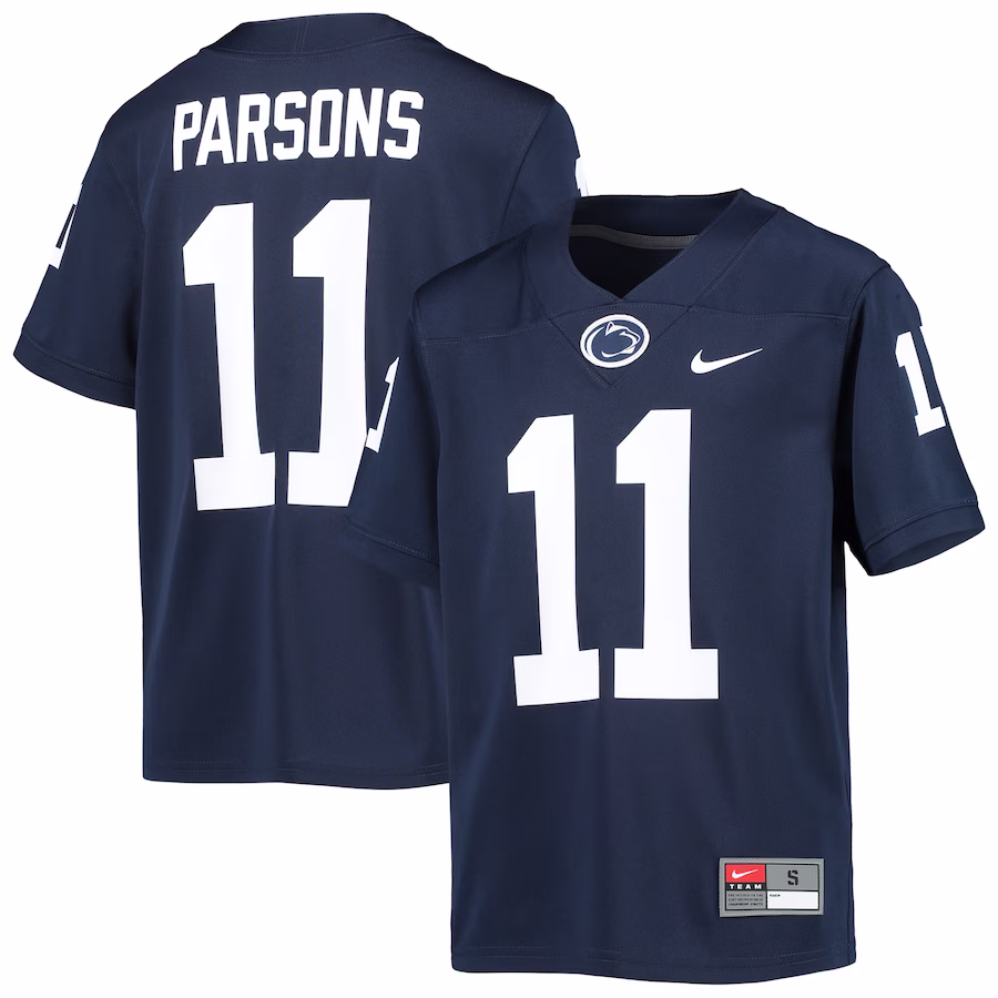 Micah Parsons Penn State Nittany Lions Nike Youth Alumni Jersey - Navy - Puhuasuan