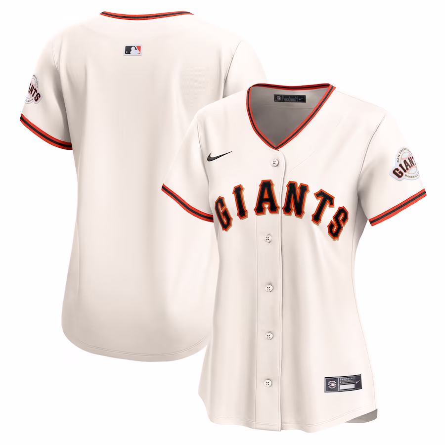 Women's San Francisco Giants Nike Cream Home Limited Jersey - Puhuasuan
