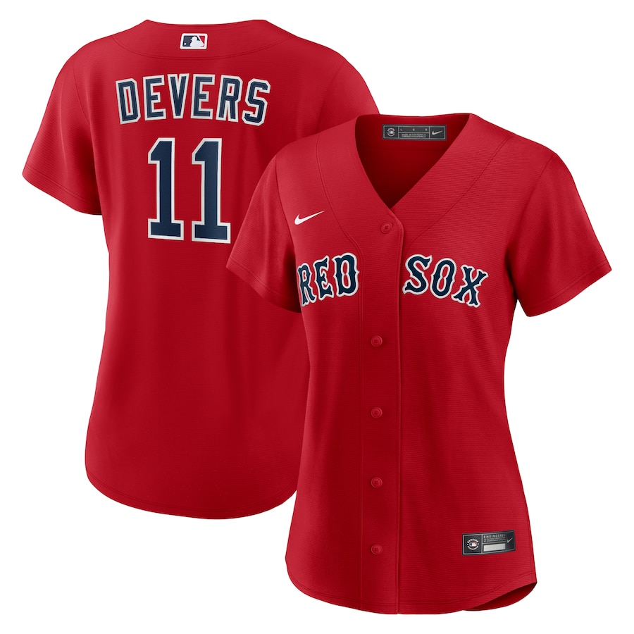 Women's Boston Red Sox Rafael Devers Nike Red Alternate Replica Player Jersey - Puhuasuan