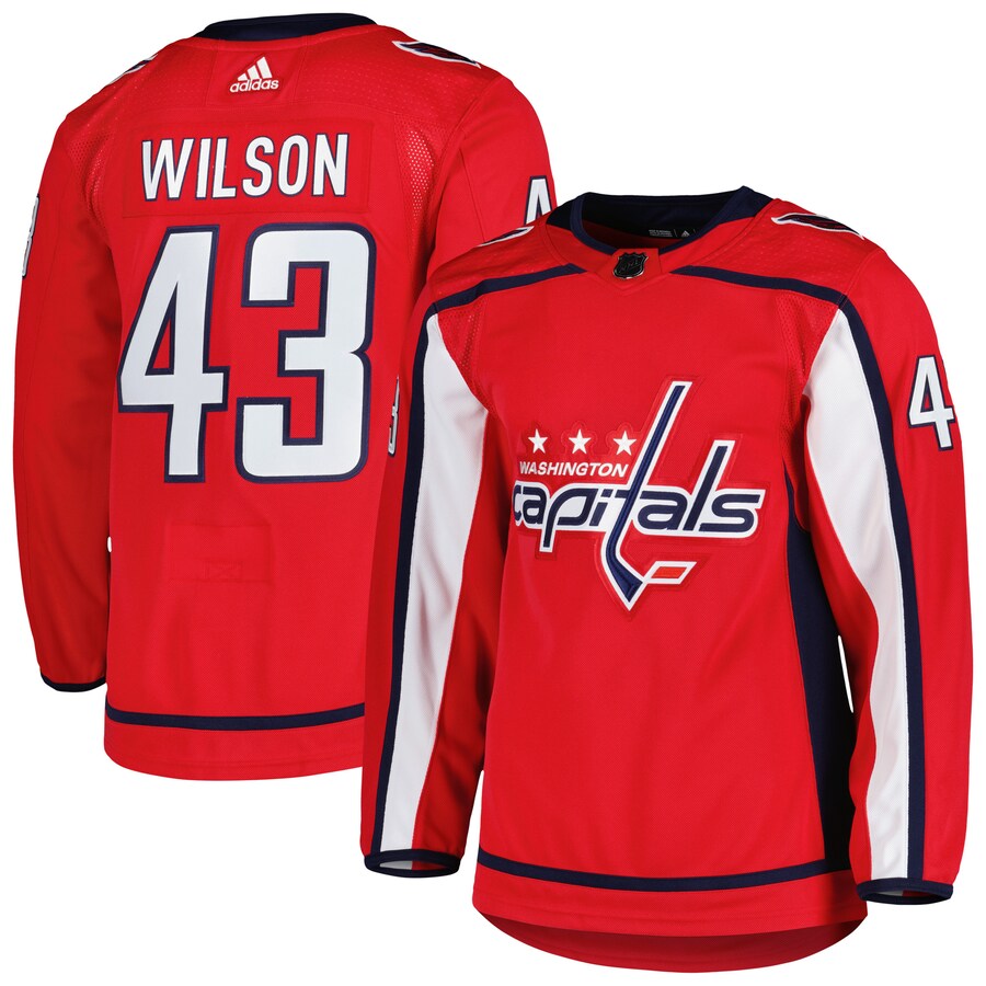 Men's Washington Capitals Tom Wilson adidas Red  Primegreen Authentic Pro Player Jersey - Puhuasuan