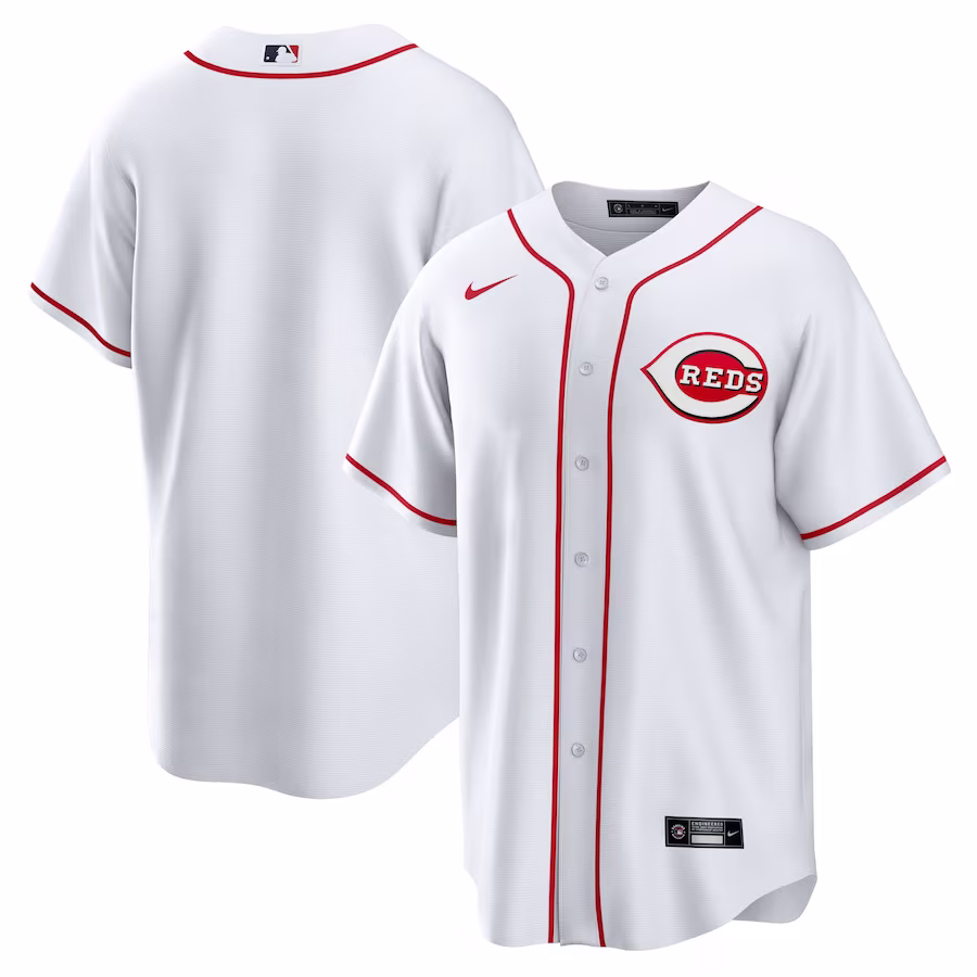 Men's Cincinnati Reds Nike White Home Blank Replica Jersey - Puhuasuan
