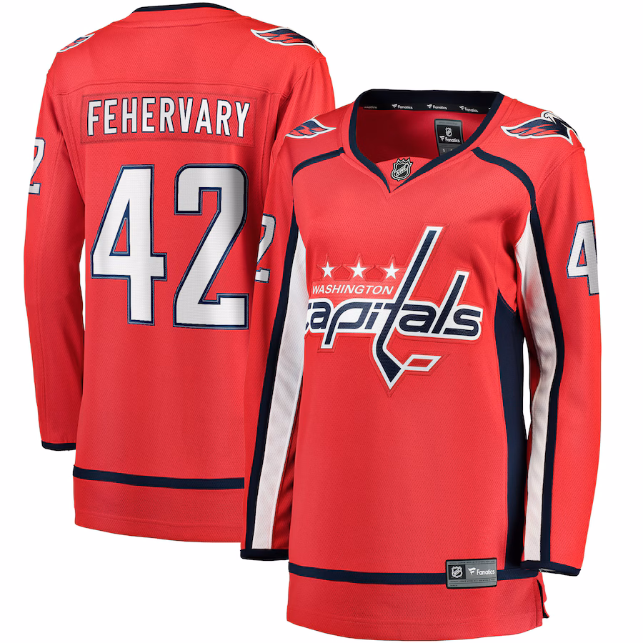 Women's Washington Capitals Martin Fehervary Fanatics Red Home Breakaway Player Jersey - Puhuasuan