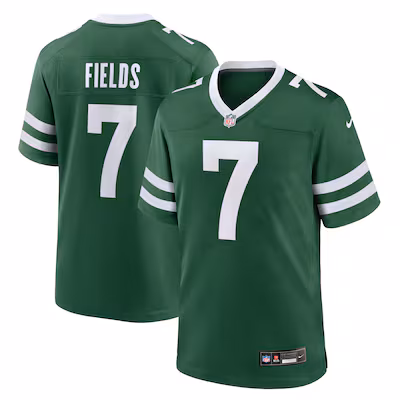 Youth New York Jets Justin Fields Nike Legacy Green Game Player Jersey - Puhuasuan