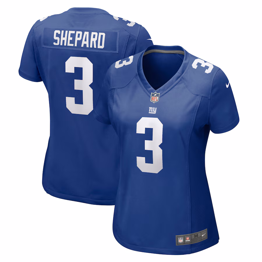 Women's New York Giants Sterling Shepard Nike Royal Game Player Jersey - Puhuasuan