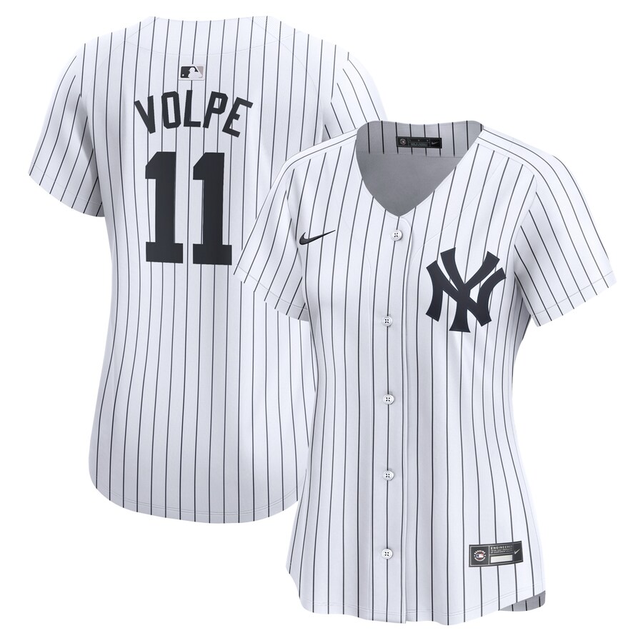 Women's New York Yankees Anthony Volpe Nike White Home Limited Player Jersey - Puhuasuan