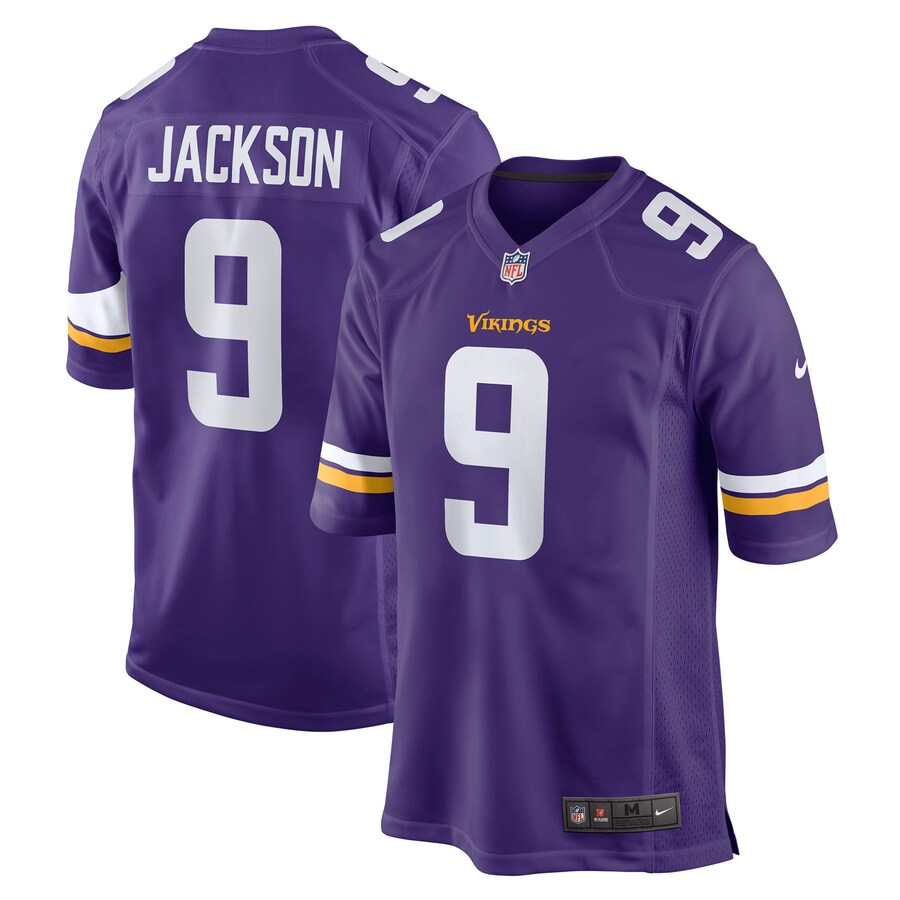 Men's Minnesota Vikings Trishton Jackson Nike Purple Game Jersey - Puhuasuan