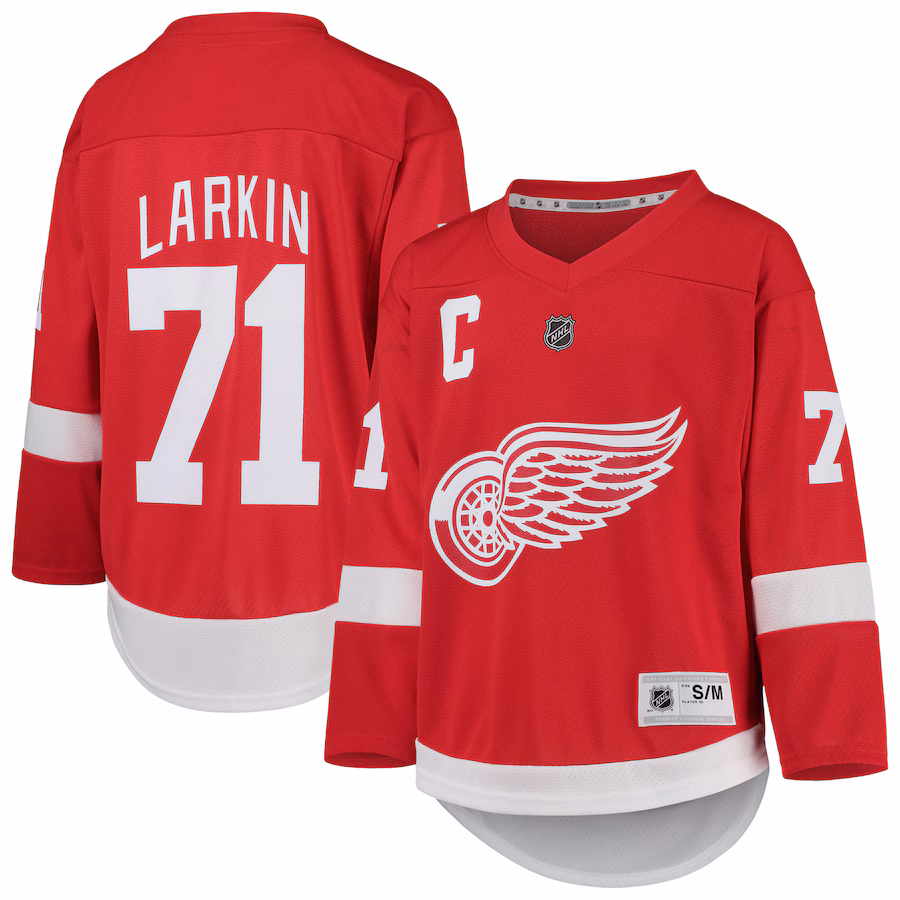 Youth Detroit Red Wings Dylan Larkin Red Home Replica Player Jersey - Puhuasuan