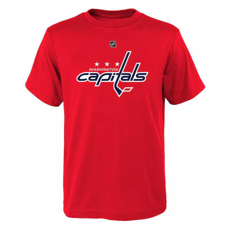 Youth Washington Capitals Red Primary Logo T-Shirt - Puhuasuan