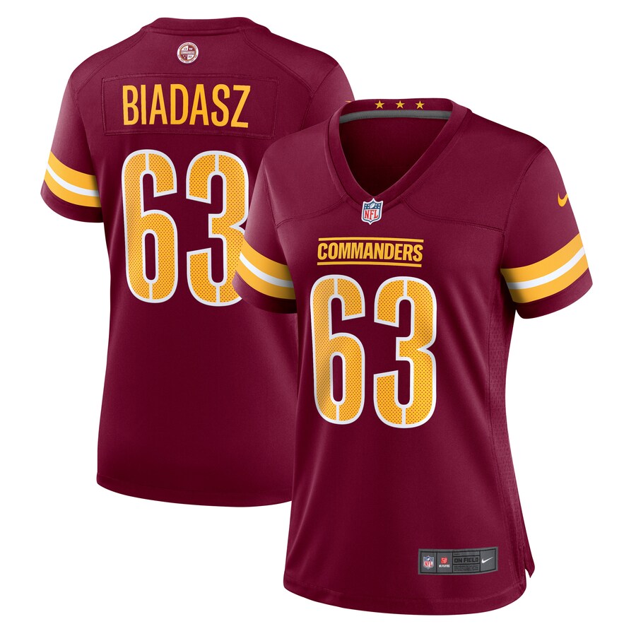 Women's Washington Commanders Tyler Biadasz Nike  Burgundy Game Jersey - Puhuasuan