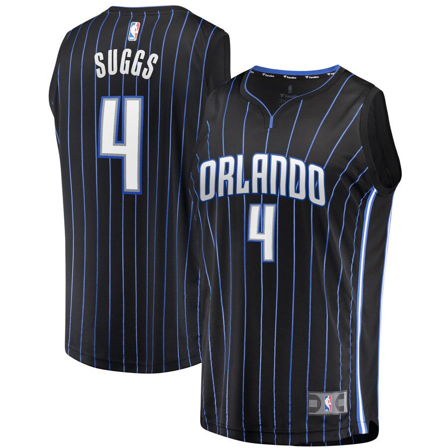 Youth Orlando Magic Jalen Suggs Fanatics Black 2021/22 Fast Break Replica Jersey - Icon Edition - Puhuasuan
