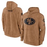 Men's San Francisco 49ers 2023 Brown Salute to Service Pullover Hoodie - Puhuasuan
