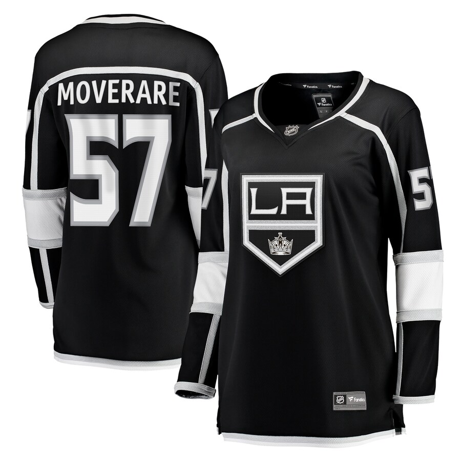 Women's Los Angeles Kings Jacob Moverare Fanatics Branded Black Home Breakaway Player Jersey - Puhuasuan