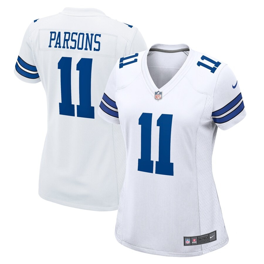 Women's Dallas Cowboys Micah Parsons Nike White Game Player Jersey - Puhuasuan
