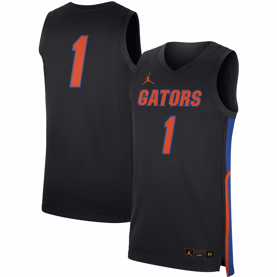 Florida Gators Jordan Brand Replica Jersey - Black - Puhuasuan