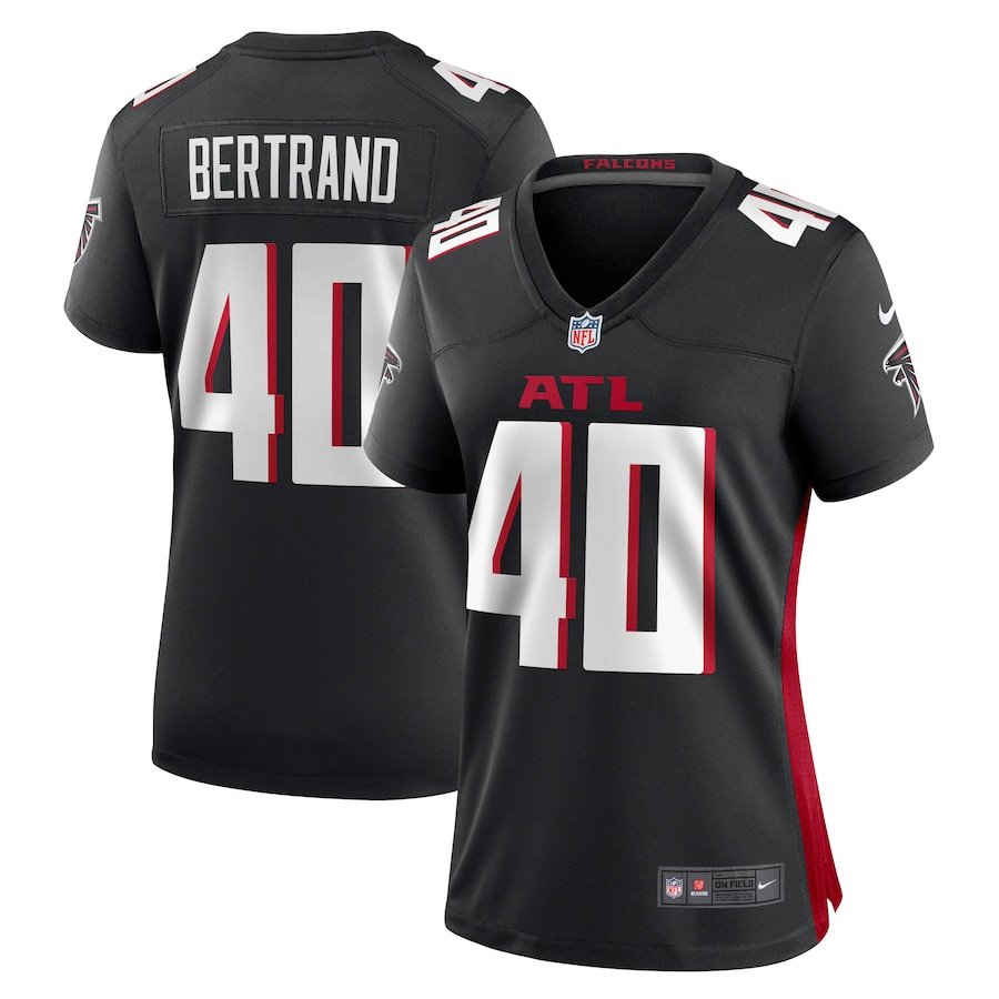 Women's Atlanta Falcons JD Bertrand Nike Black Game Jersey - Puhuasuan