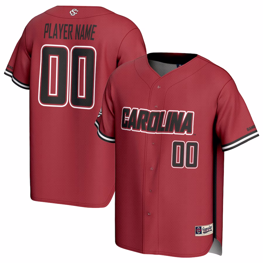 South Carolina Gamecocks GameDay Greats Youth NIL Pick-A-Player Baseball Lightweight Jersey - Garnet - Puhuasuan