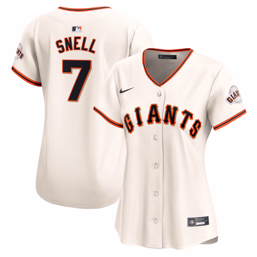 Women's San Francisco Giants Blake Snell Nike Cream Home Limited Jersey - Puhuasuan