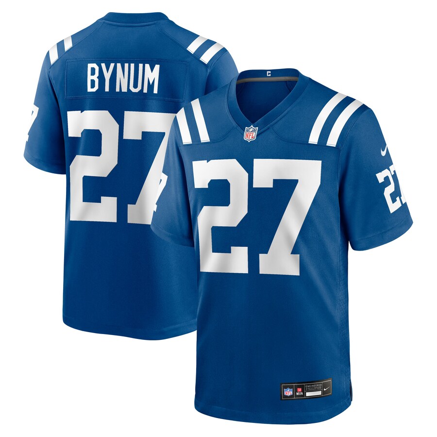 Men's Indianapolis Colts Camryn Bynum Nike Royal Team Game Jersey - Puhuasuan
