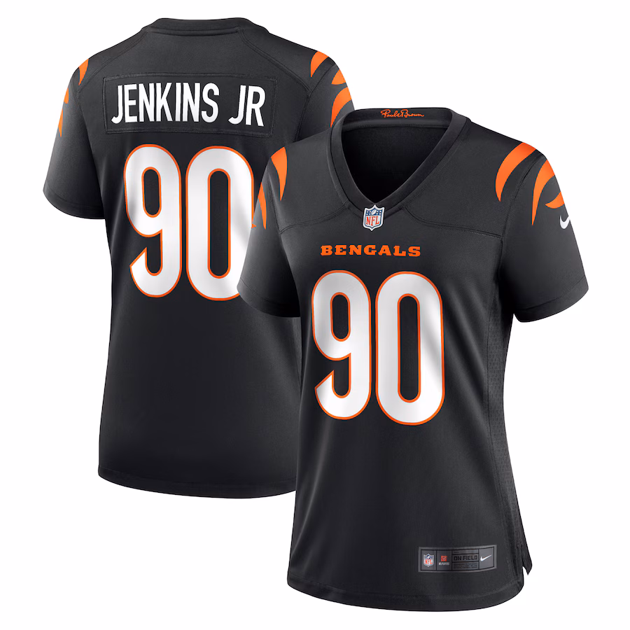 Women's Cincinnati Bengals Kris Jenkins Jr. Nike Black Game Jersey - Puhuasuan