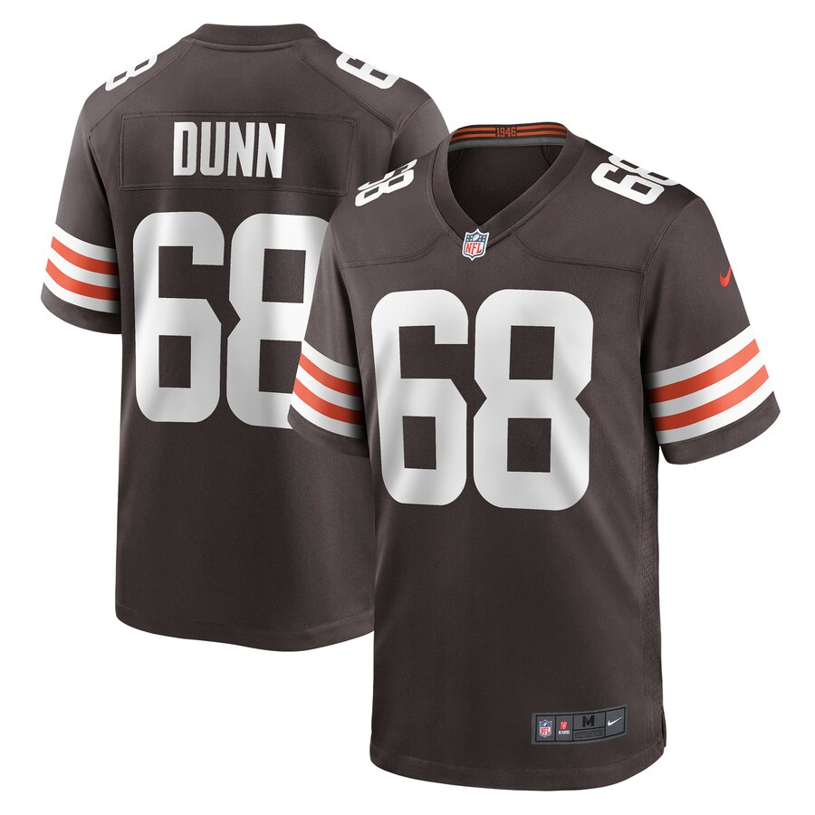 Men's Cleveland Browns Michael Dunn Nike Brown Game Jersey - Puhuasuan