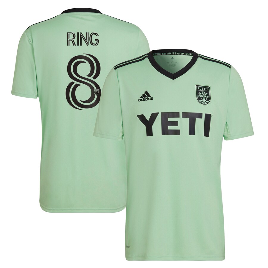 Men's Austin FC Alexander Ring adidas Mint 2022 The Sentimiento Kit Replica Player Jersey - Puhuasuan
