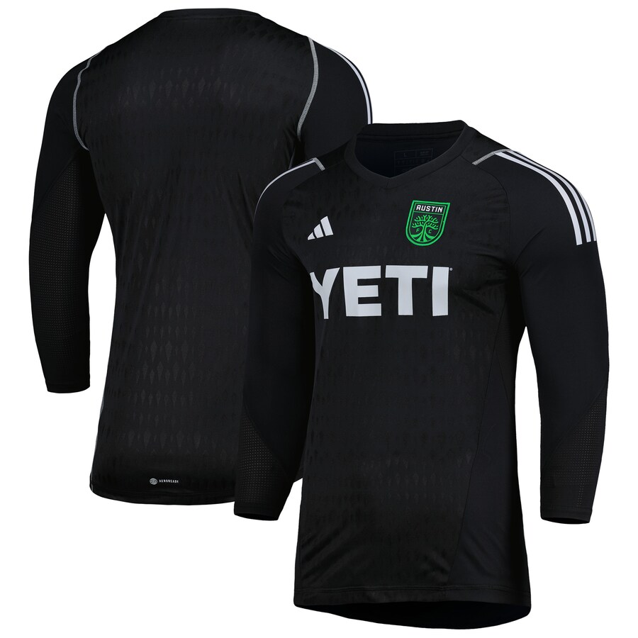 Men's Austin FC adidas Black 2023 Goalkeeper Long Sleeve Replica Jersey - Puhuasuan