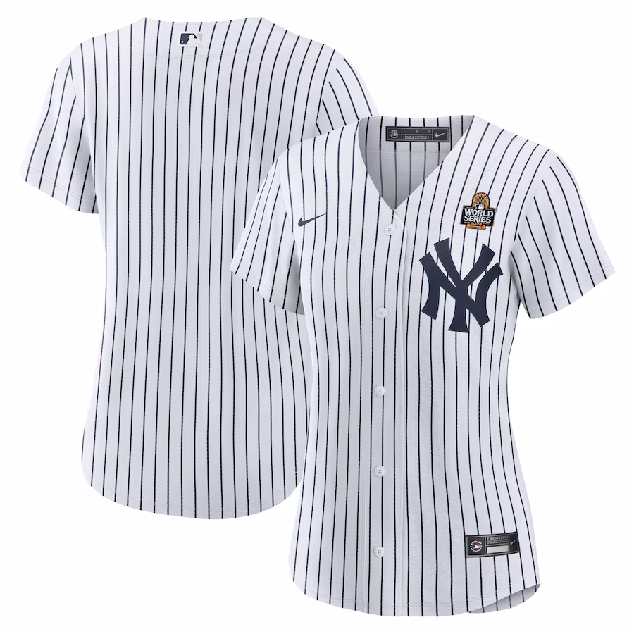 Women's New York Yankees Nike White 2024 World Series Home Replica Jersey - Puhuasuan