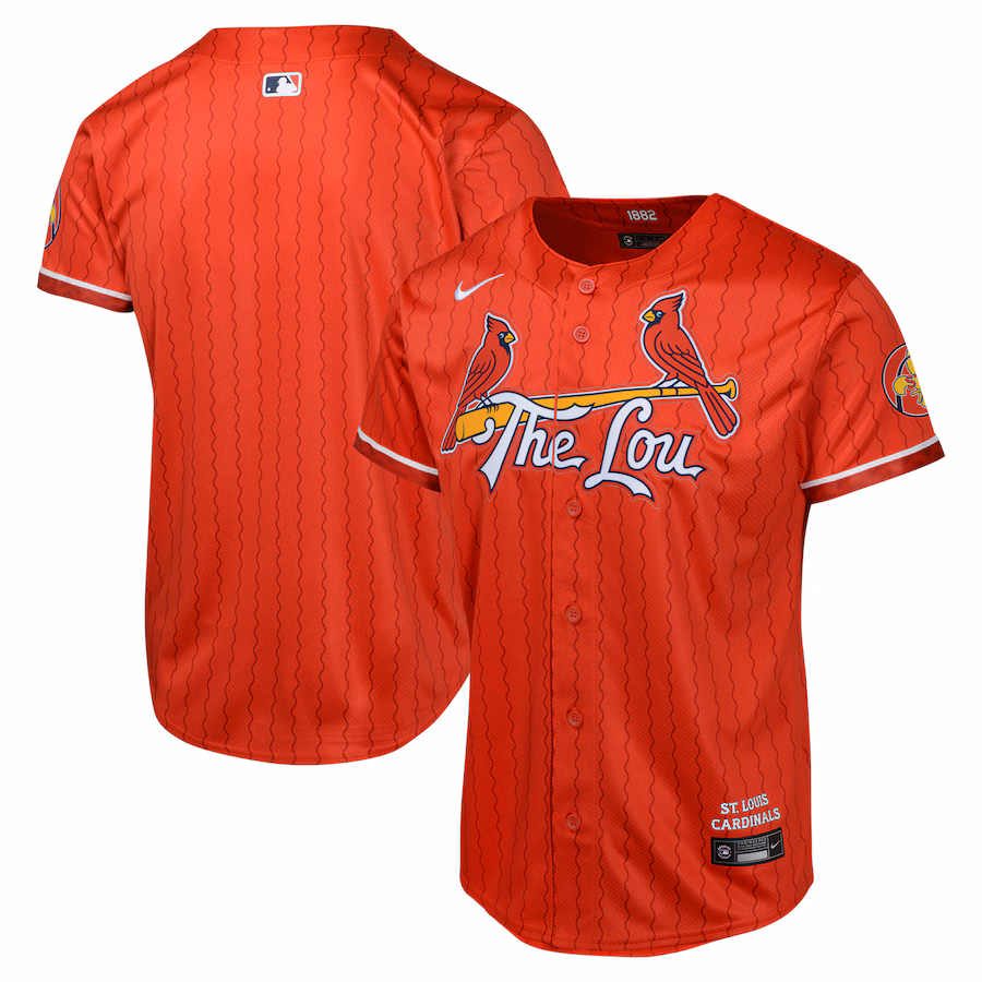 Youth St. Louis Cardinals Nike Red 2024 City Connect Limited Jersey - Puhuasuan