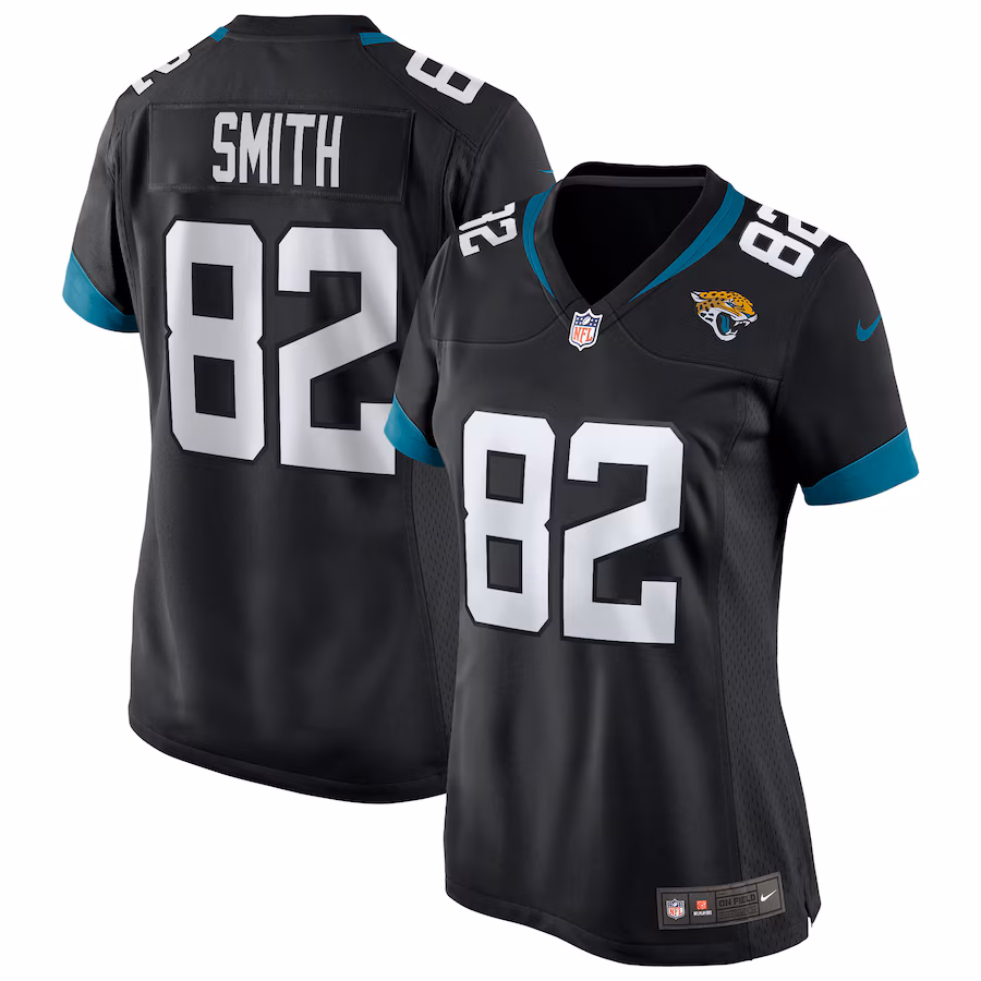 Women's Jacksonville Jaguars Jimmy Smith Nike Black Game Retired Player Jersey - Puhuasuan