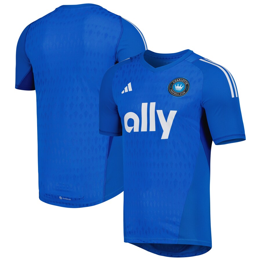 Men's Charlotte FC adidas Blue 2023 Replica Goalkeeper Jersey - Puhuasuan