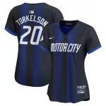 Women's Detroit Tigers Spencer Torkelson Nike Blue 2024 City Connect Limited Jersey - Puhuasuan