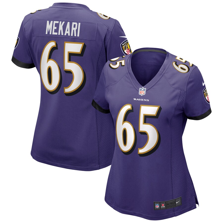 Women's Baltimore Ravens Patrick Mekari Nike Purple Game Jersey - Puhuasuan