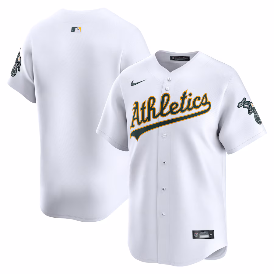 Youth Oakland Athletics Nike White Home Limited Jersey - Puhuasuan