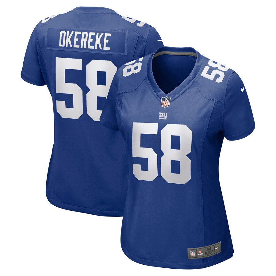 Women's New York Giants Bobby Okereke Nike Royal Game Player Jersey - Puhuasuan