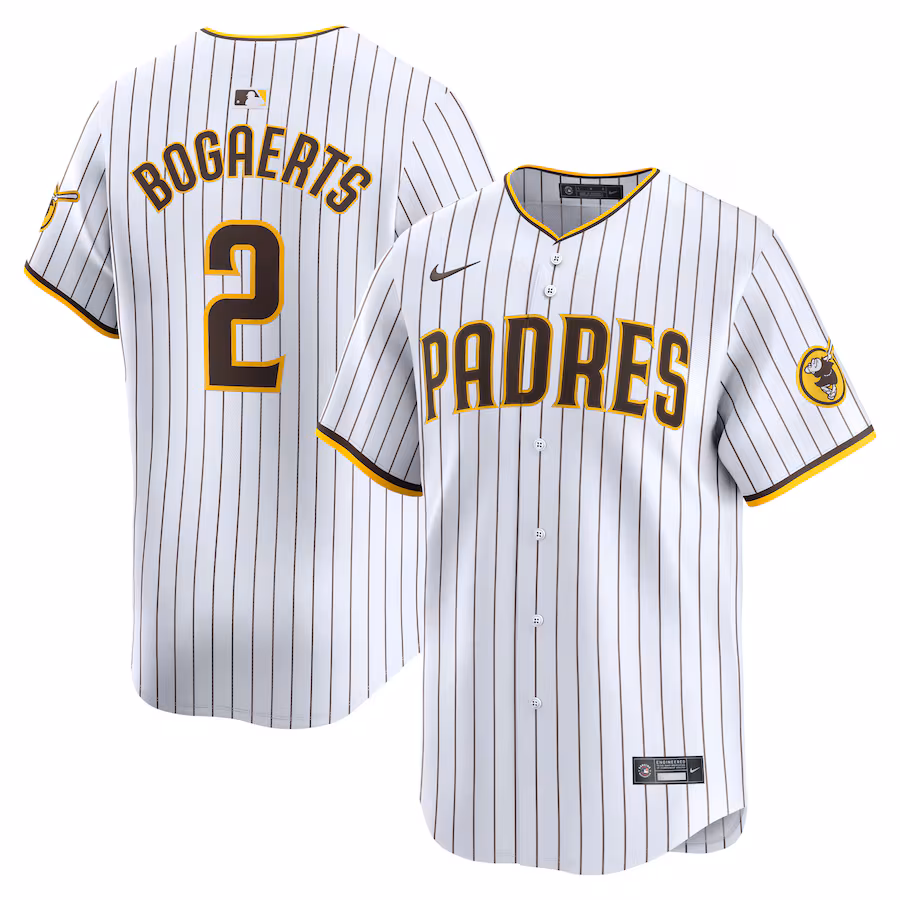 Men's San Diego Padres Xander Bogaerts Nike White Home Limited Player Jersey - Puhuasuan