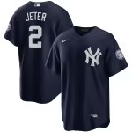 Men's New York Yankees Derek Jeter Nike Navy 2020 Hall of Fame Induction Alternate Replica Player Name Jersey - Puhuasuan