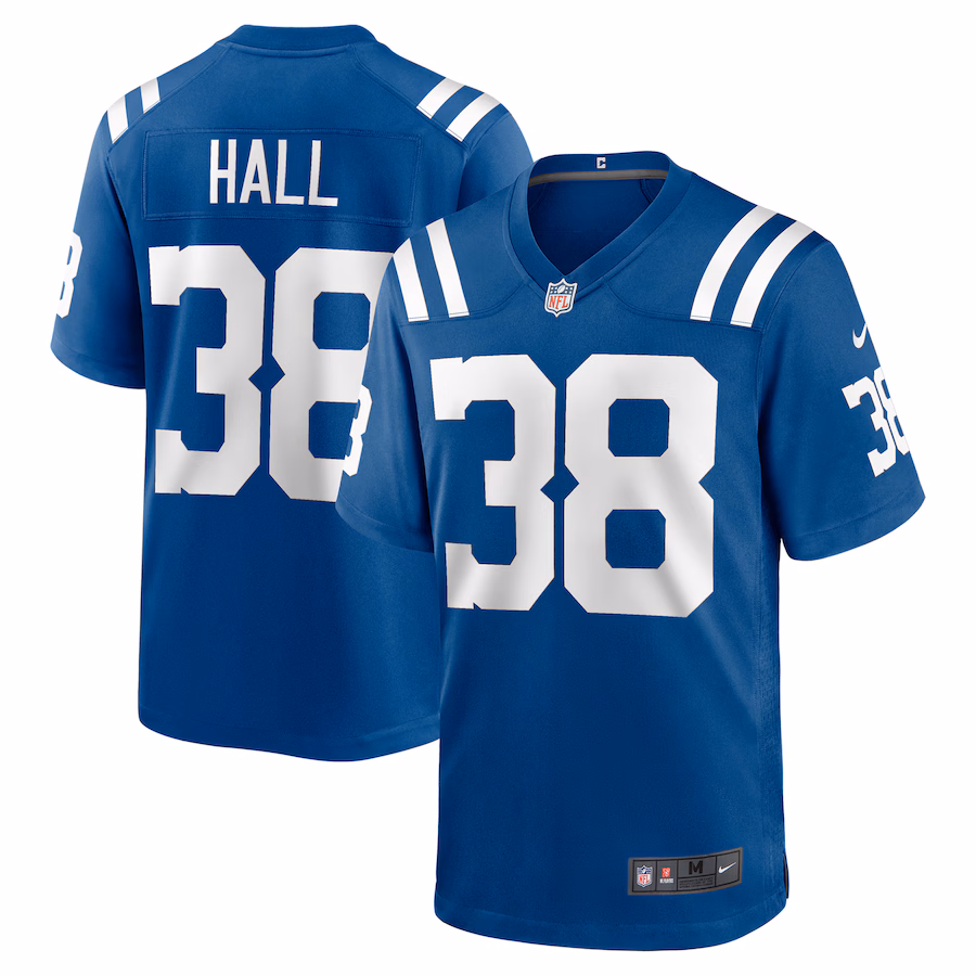Men's Indianapolis Colts Darren Hall Nike Royal Game Jersey - Puhuasuan