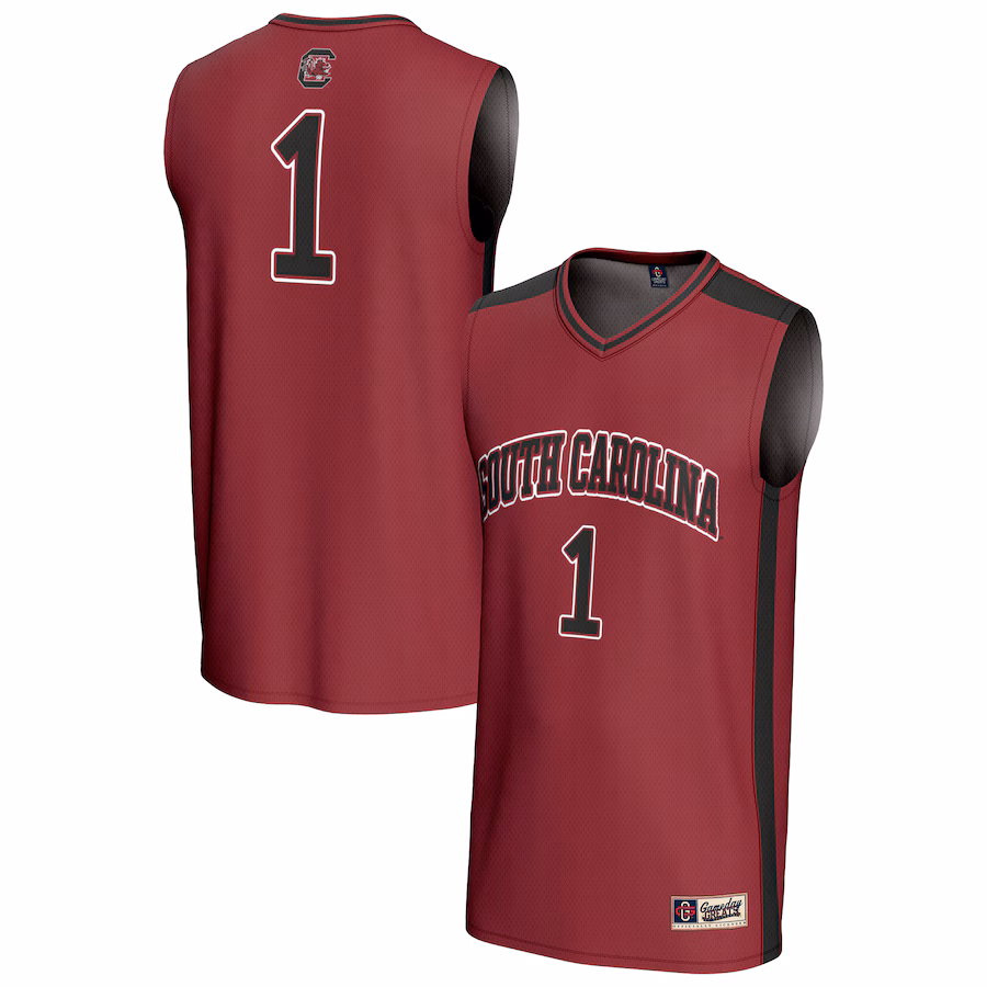 Unisex GameDay Greats #1 Garnet South Carolina Gamecocks Lightweight Collegiate Basketball Fashion Jersey - Puhuasuan
