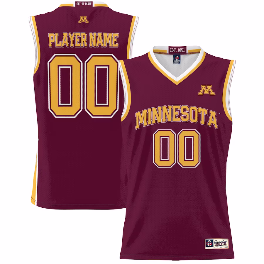 Minnesota Golden Gophers GameDay Greats Youth NIL Pick-A-Player Lightweight Basketball Jersey - Maroon - Puhuasuan