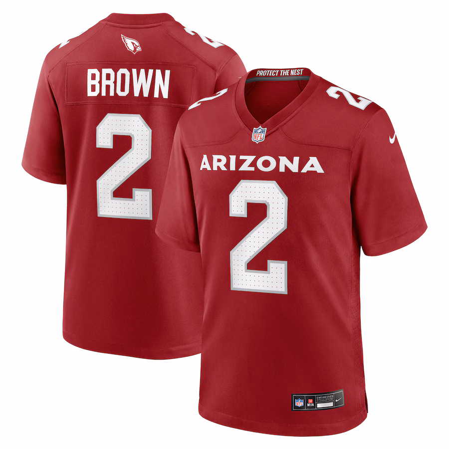 Men's Arizona Cardinals Marquise Brown Nike Cardinal Home Game Jersey - Puhuasuan