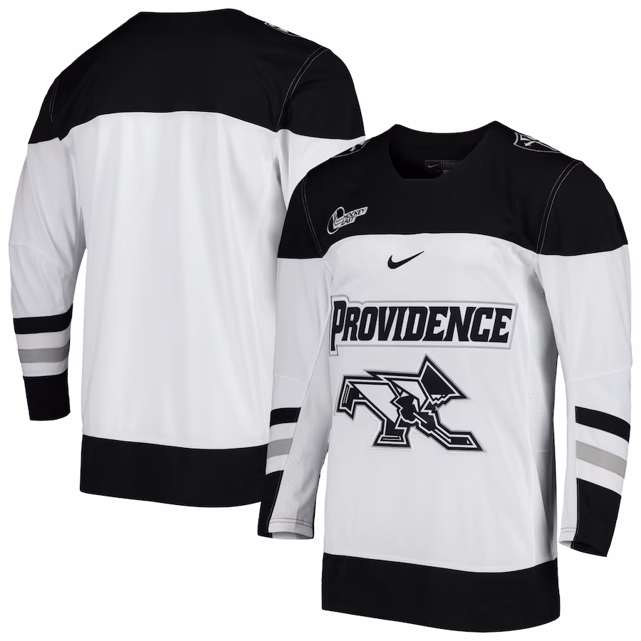 Providence Friars Nike Replica Hockey Jersey - White - Puhuasuan