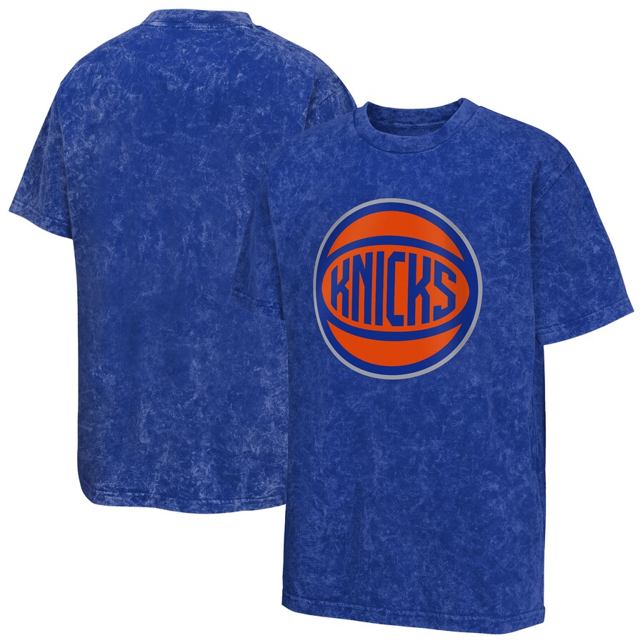 Youth New York Knicks  Blue Rugged Defense T-Shirt - Puhuasuan