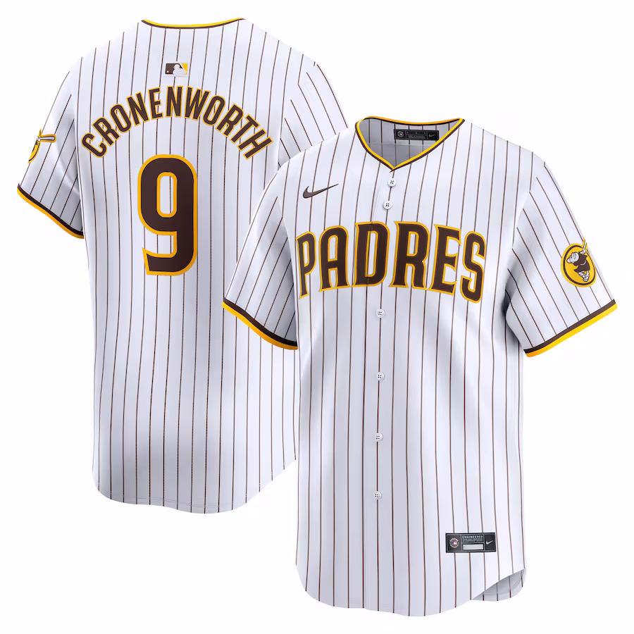 Men's San Diego Padres Jake Cronenworth Nike White Home Limited Player Jersey - Puhuasuan
