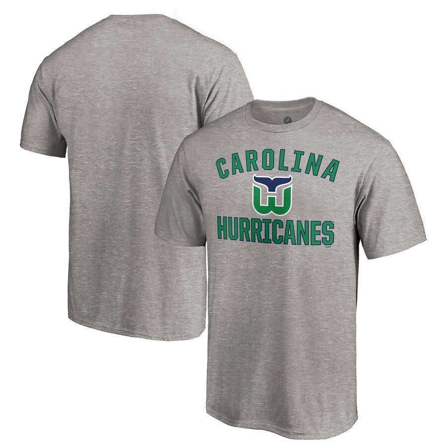 Men's Carolina Hurricanes Heather Gray Special Edition Victory Arch T-Shirt - Puhuasuan