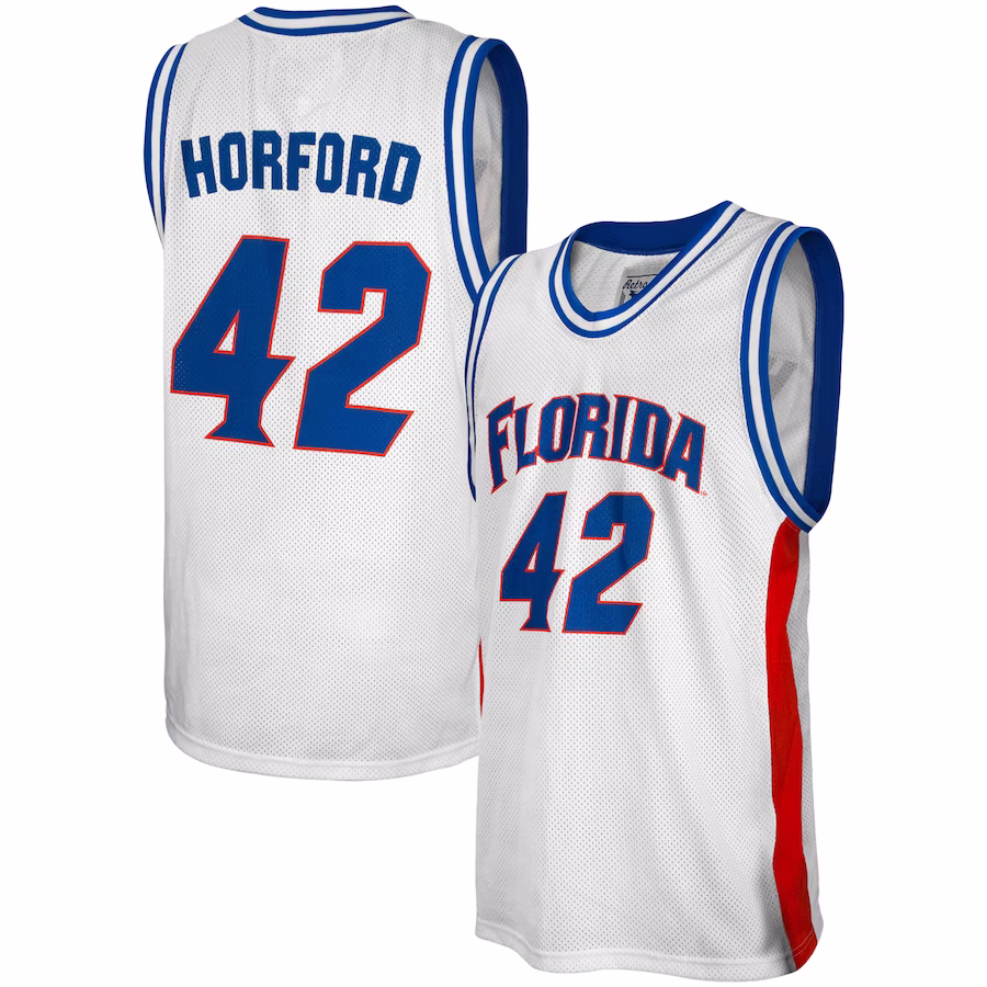 Al Horford Florida Gators Original Retro Brand Alumni Basketball Jersey - White - Puhuasuan
