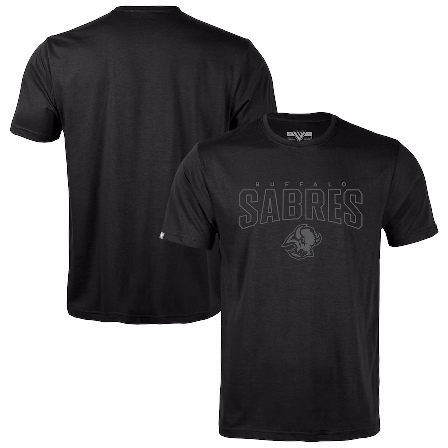 Men's Buffalo Sabres Levelwear Black Richmond Darkmoon T-Shirt - Puhuasuan