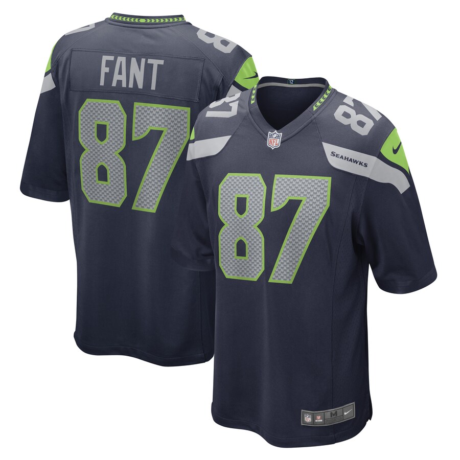 Men's Seattle Seahawks Noah Fant Nike College Navy Game Player Jersey - Puhuasuan