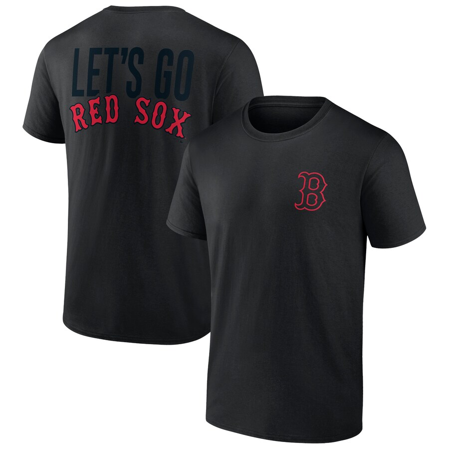 Men's Boston Red Sox Black Team In It To Win It T-Shirt - Puhuasuan