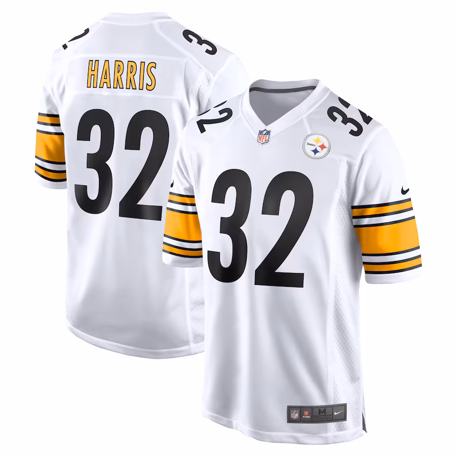 Men's Pittsburgh Steelers Franco Harris Nike White Retired Player Jersey - Puhuasuan