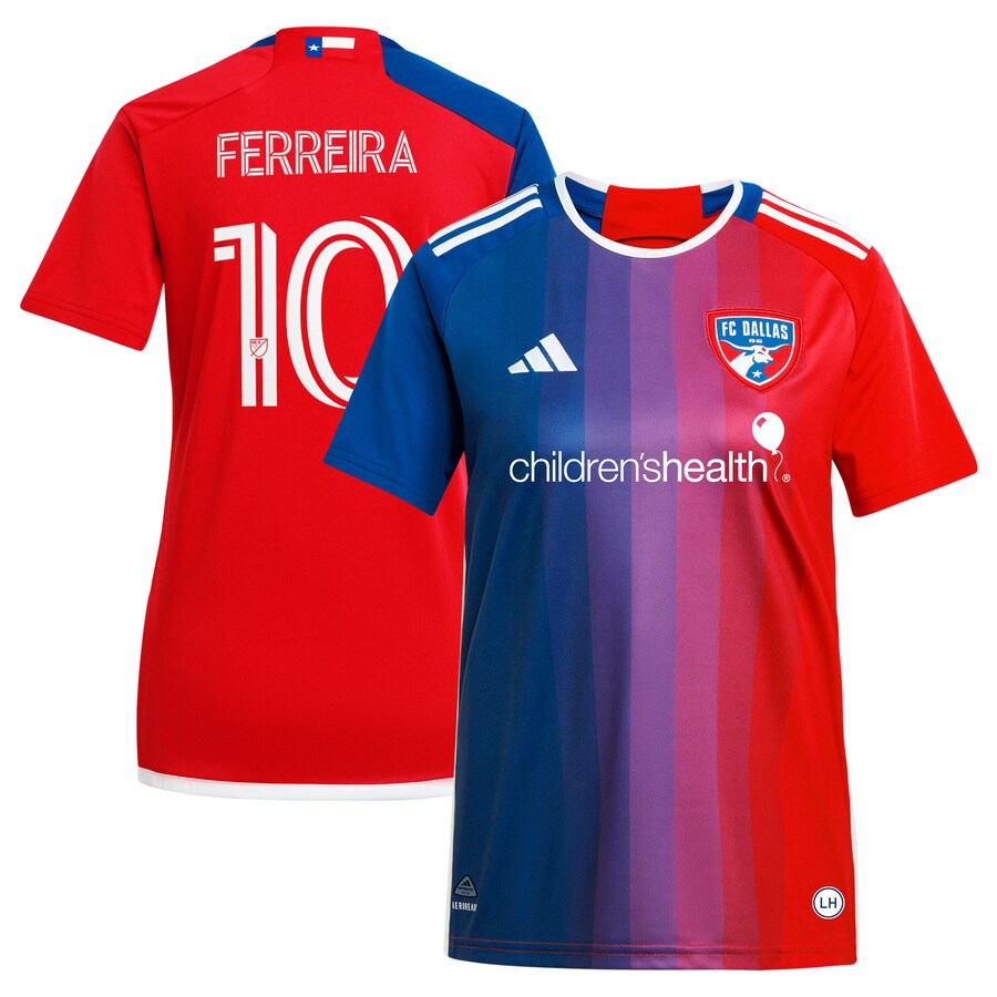 Women's FC Dallas Jesus Ferreira adidas Navy 2024 After Burner Replica Player Jersey - Puhuasuan